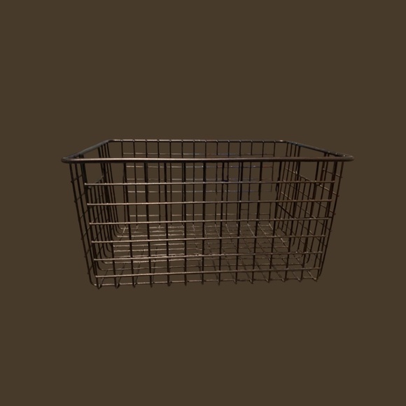 MDesign Farmhouse Decor Metal Wire Food Storage Basket - Picture 1 of 1
